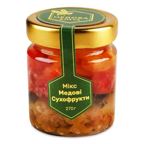 Мікс Медові Сухофрукти Вищого Ґатунку, С/Б 270г