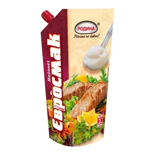 Майонез Євросмак дой-пак 71% 300г