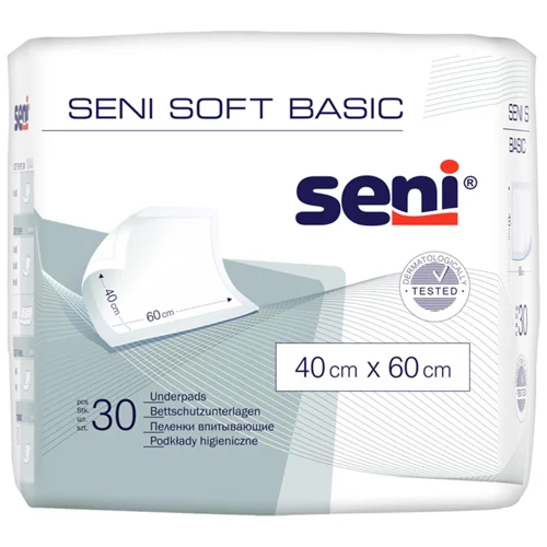 Пелюшки гігієнічні Seni Soft Basic 40х60см 30шт