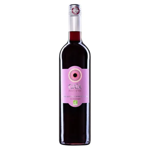 Вино Gaia IGP Pays d'Oc Bio Rouge червоне сухе 15% 0.75л