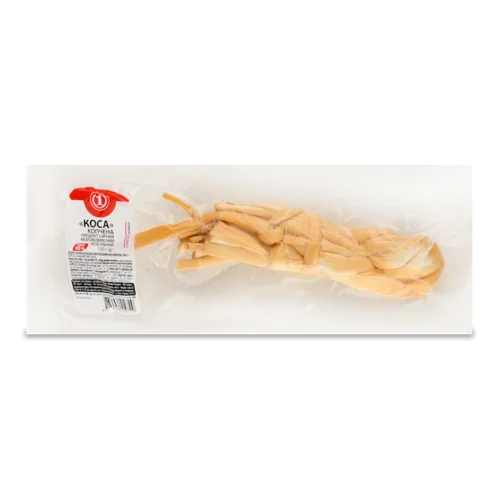 Сирний Продукт Молоковмісний Розсільний Коса Копчена ТМ "1", в/у, 45%, 100г