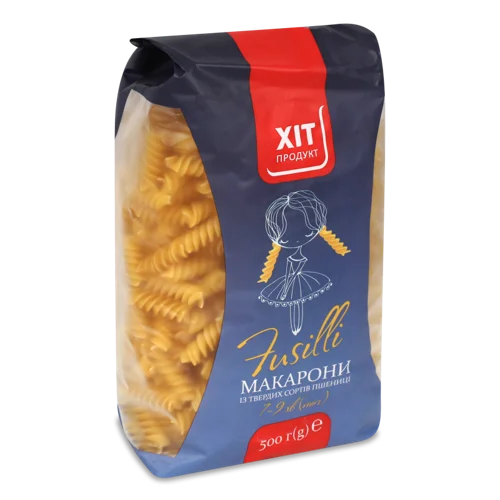 Макаронні Вироби Fusilli В/ґ 500г Хіт продукт