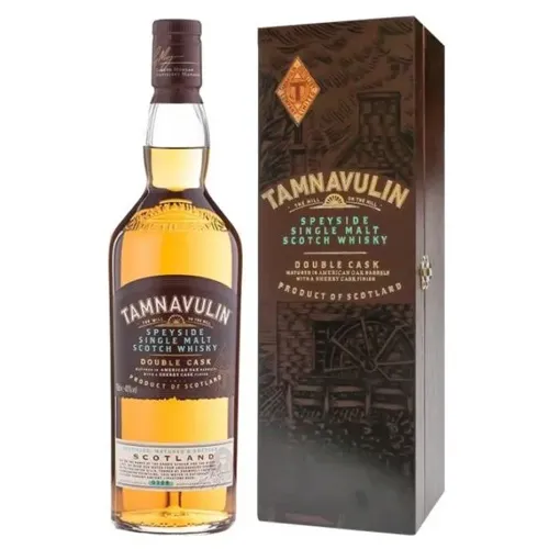 Віскі Tamnavulin Speyside Single Malt, у дерев'яній коробці, 40%, 0,7л
