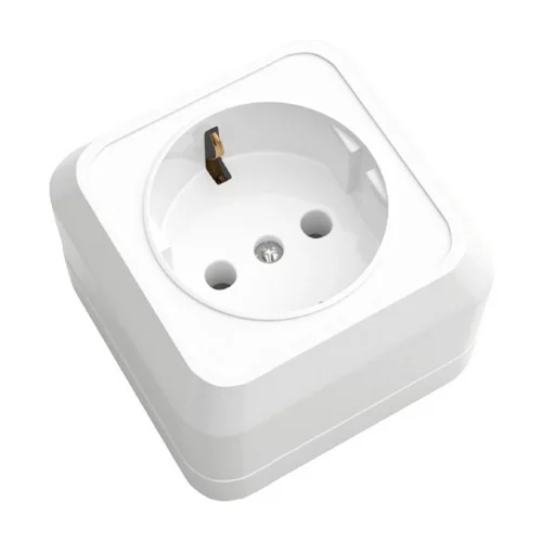 Розетка накладна 2к+з ELM ОD-10Е Simply 41-0006