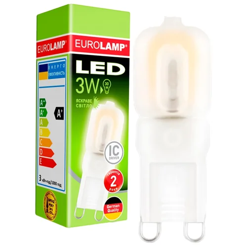 Лампа Eurolamp світлодіодна G9 3W 4000К
