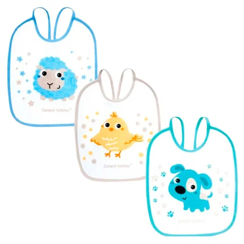 Слинявчик Canpol Babies 3шт в асортименті