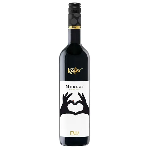 Вино Kafer Merlot червоне сухе 13,5% 0,75л