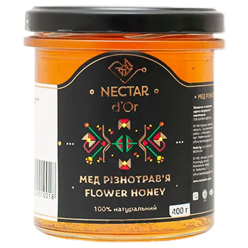 Мед Nectar d'Or натуральний різнотрав'я 400г