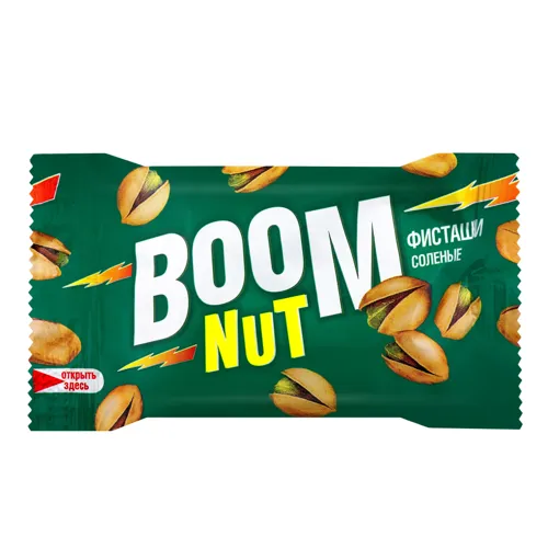 Фісташки смажені солоні Boom Nut м/у 75г