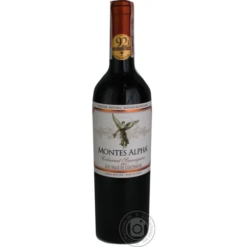 Вино Montes Alpha Cabernet Sauvignon червоне сухе 14% 0,75л
