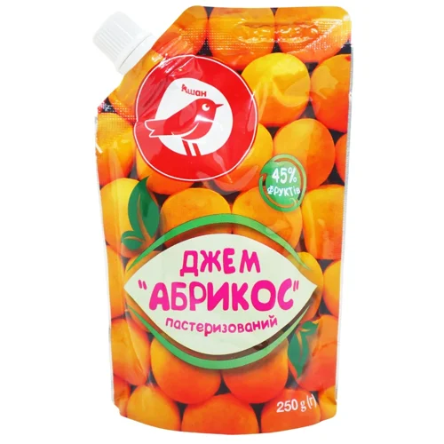 Джем Auchan з абрикосу 250г