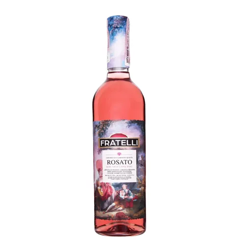 Вино 0.75л 10.5-11% рожеве напівсолодке Rosato Fratelli пл