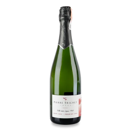 Шампанське В/Ґ Біле Напівсухе Demi-Sec Premier Cru Pierre Trichet, 0.75л
