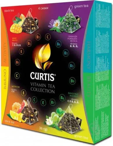 Набір чаїв Vitamin Tea Collection 36г ТМ Curtis