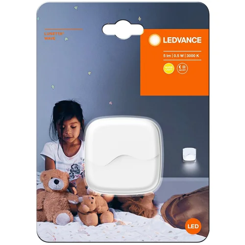Нічник Ledvance Lunetta Wave білий 0,5W 3000K