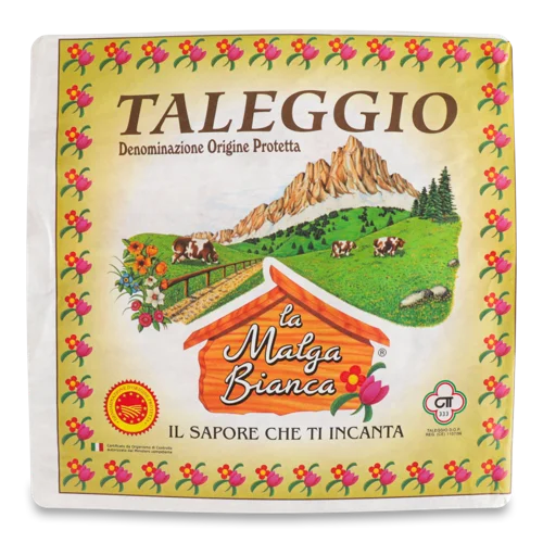 Сир Вищого Ґатунку 48% Taleggio PDO, La Malga Bianca, 1 кг