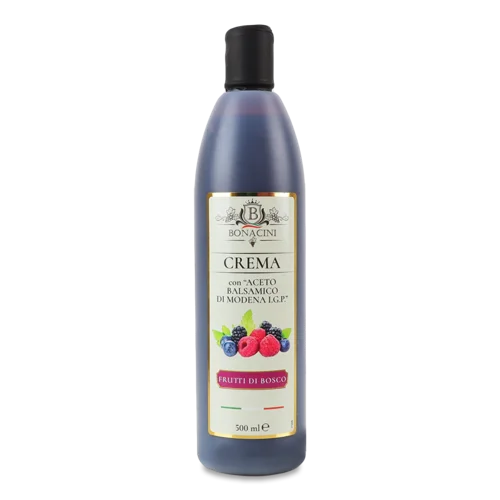Соус з Бальзамічним Оцтом з Модени Frutti di Bosco Crema Bonacini, натуральний, п/пл 500 мл