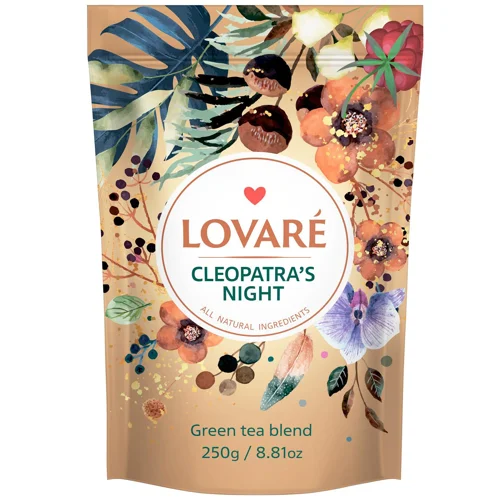 Чай зелений Lovare Ніч Клеопатри листовий 250г