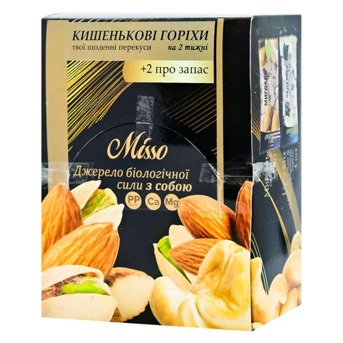 Горіхи Misso асорті 16шт*40г