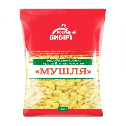 Макарони виробництва «Розумний вибір», 1 кг