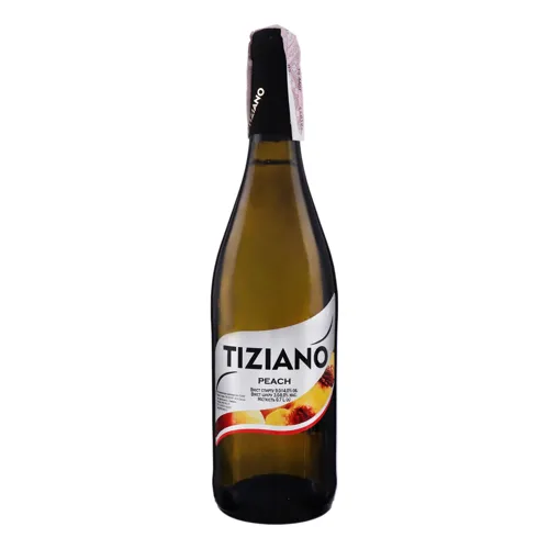Вино 0.7л 9-14% біле напівсолодке ароматизоване Peach Tiziano пл