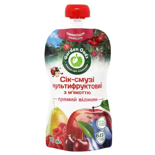 Сік Garden Gadz мультифруктовий 185мл