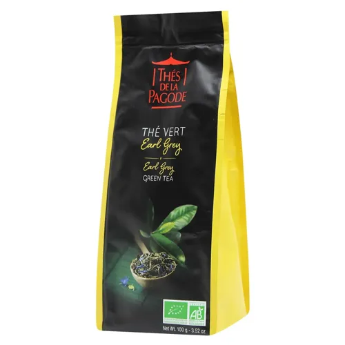 Чай зелений Thes De la Pagode Earl Grey 100г