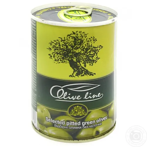 Оливки Olive Line відбірні без кісточки 420г