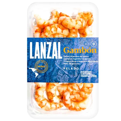 Креветка аргентинська Lanzal очищена без голови заморожена 250г