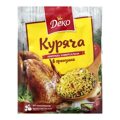 Приправа універсальна в гранулах Куряча Деко м/у 70г