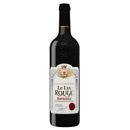 Вино Le Lys Rouge Bordeaux червоне сухе 13,5% 0,75л