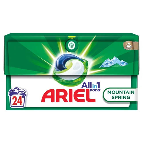 Капсули для прання Ariel Pods All-in-1 Гірське джерело 24шт