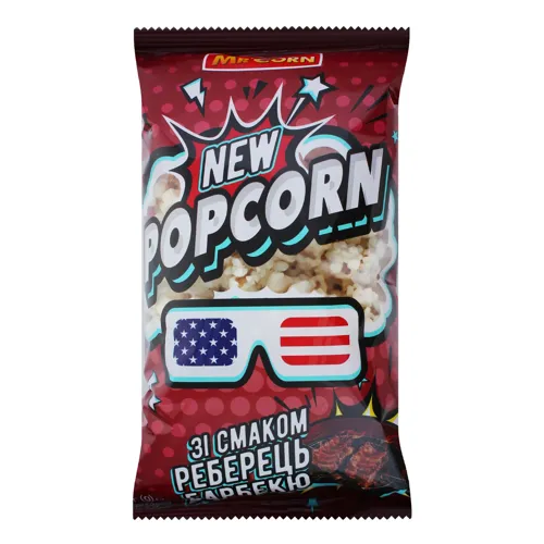 Попкорн зі смаком реберець барбекю Mr'Corn м/у 70г