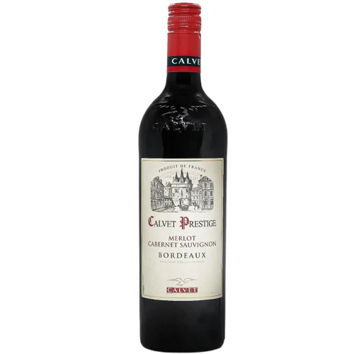 Вино Calvet Prestige Merlot Cabernet Sauvignon Bordeaux червоне сухе 13,5% 0,75л