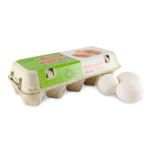 Яйця Курячі Варені Круто С1, к/у, 10шт