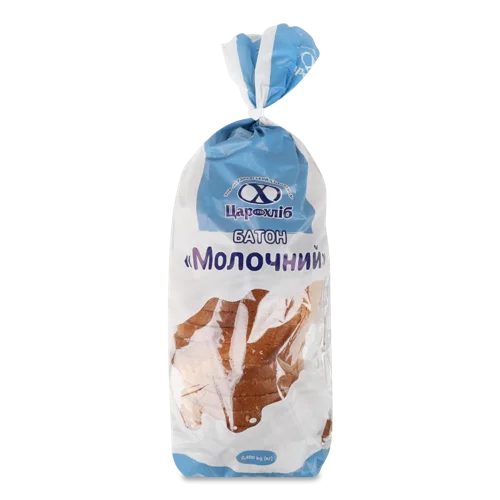 Хліб Нарізаний Молочний Цар, в/ґ, м/у 0.4 кг