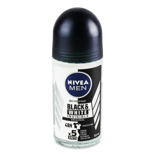 Антиперспірант Nivea Men Original Invisible Black&White, 50 мл