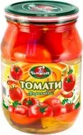 Томати ТМ Чемпіон мариновані 700г скляна банка