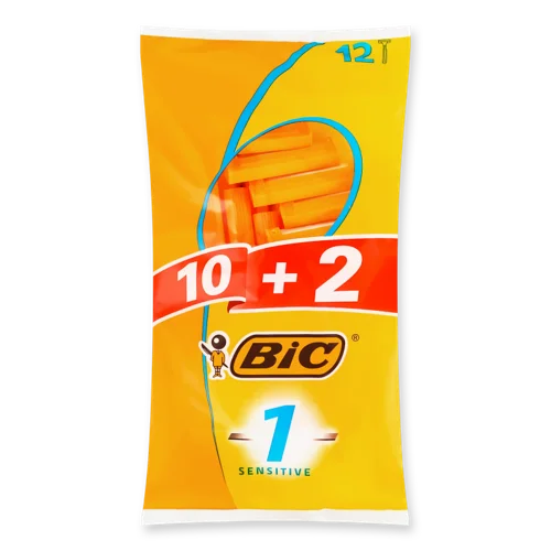 Бритва ОдноЛезна Sensitive BiC, В/ґ, 10+2 шт