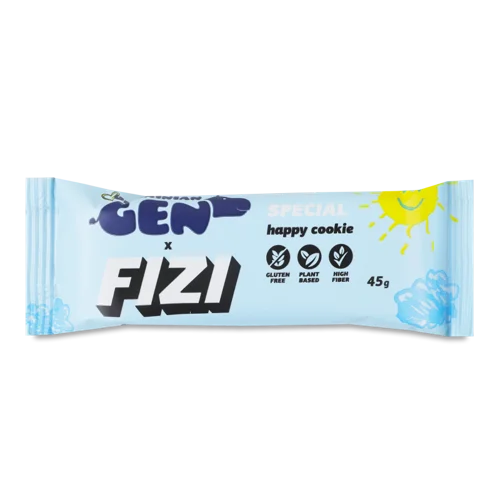 Батончик Вівсяний З Яблуком Та Корицею, Happy Cookie Special Fizi, м/у, 45 г