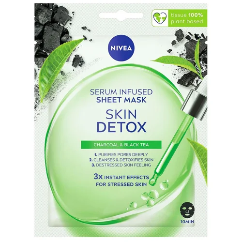 Маска для обличчя Nivea Детокс шкіри збагачена сироваткою 1шт