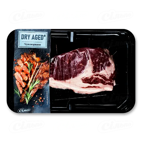 Яловичий стейк Рібай Dry Aged охолоджений вищого ґатунку, кг