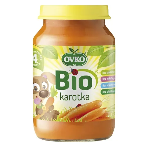 Пюре Ovko Bio морква 190г