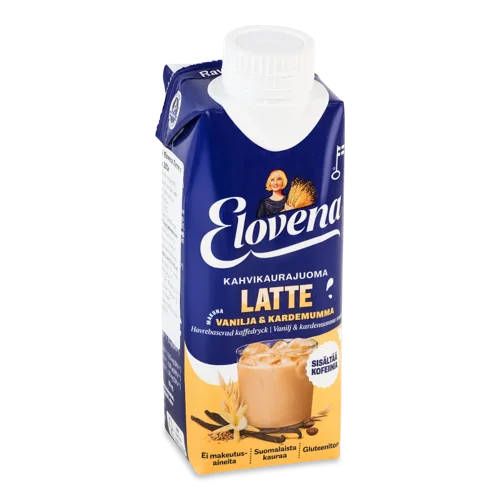 Напій Вівсяний Кавовий Латте З Ваніллю Та Кардамоном Elovena, т/п, 250 мл