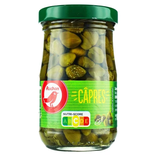 Каперси Auchan у винному оцеті 100г