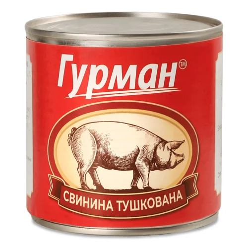 Свинина Гурман тушкована,410г