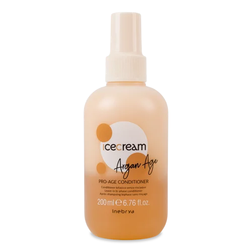 Кондиціонер Двофазний з Аргановою Олією Ice Cream Argan Age Inebrya, 200мл