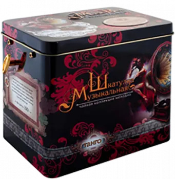 Чай чорний Chelton Music вox Танго в залізній банці 100г