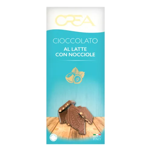 Шоколад молочний з фундуком Crea к/у 100г