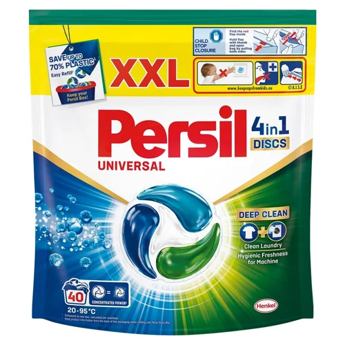 Капсули для прання Persil Discs Universal Deep Clean 4в1 40шт